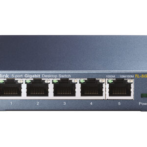 Switch 5 Porte Gigabit Plug & Play case in acciaio TL-SG105