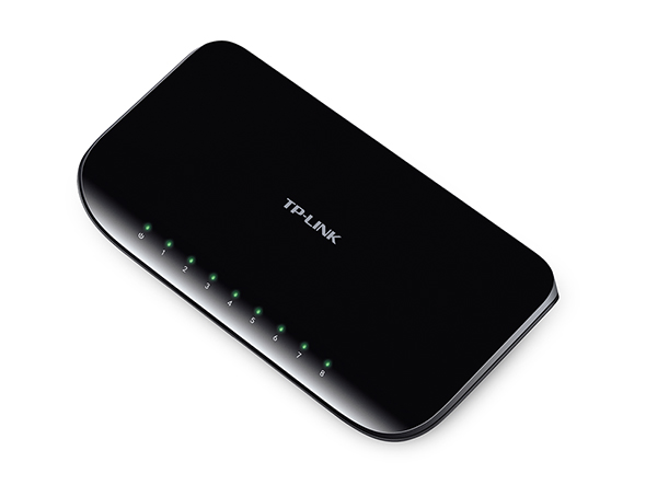 Switch desktop 8 porte Gigabit plastica TP-Link TL-SG1008D - immagine 2