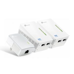 TP-Link Kit 3 powerline AV600 WiFi 300Mbps 2 Porte LAN - TL-WPA4220 TKIT