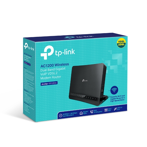 Modem FR (VDSL FTTC/TS) dual band tel. + voip ARCHER VR1200v - immagine 3