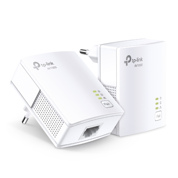 TP-Link Kit Powerline AV1000 1 Porta Gbit Plug & Play - TL-PA7017 KIT