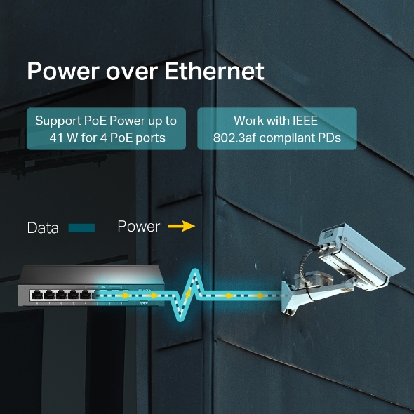 Switch desktop 8 porte 10/100Mbps di cui 4 PoE TL-SF1008LP - immagine 2