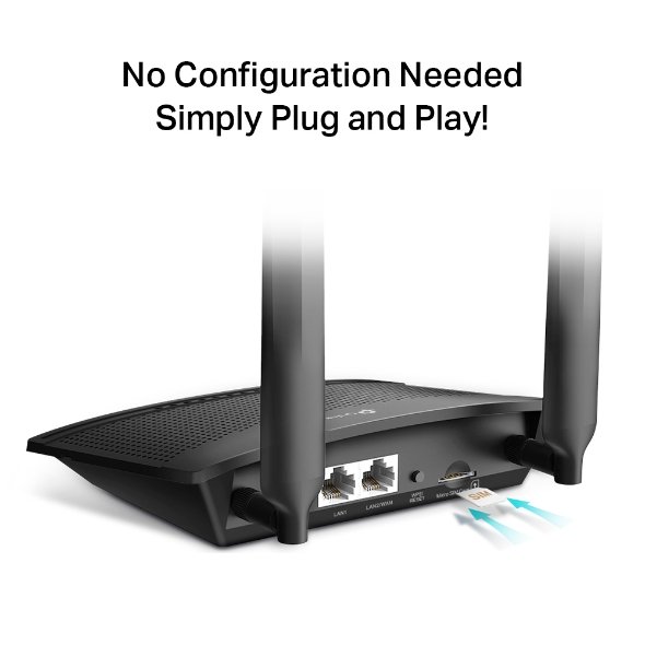 TP-Link Router 4G LTE 150 Mbps WiFi N300 - TL-MR100 - immagine 3
