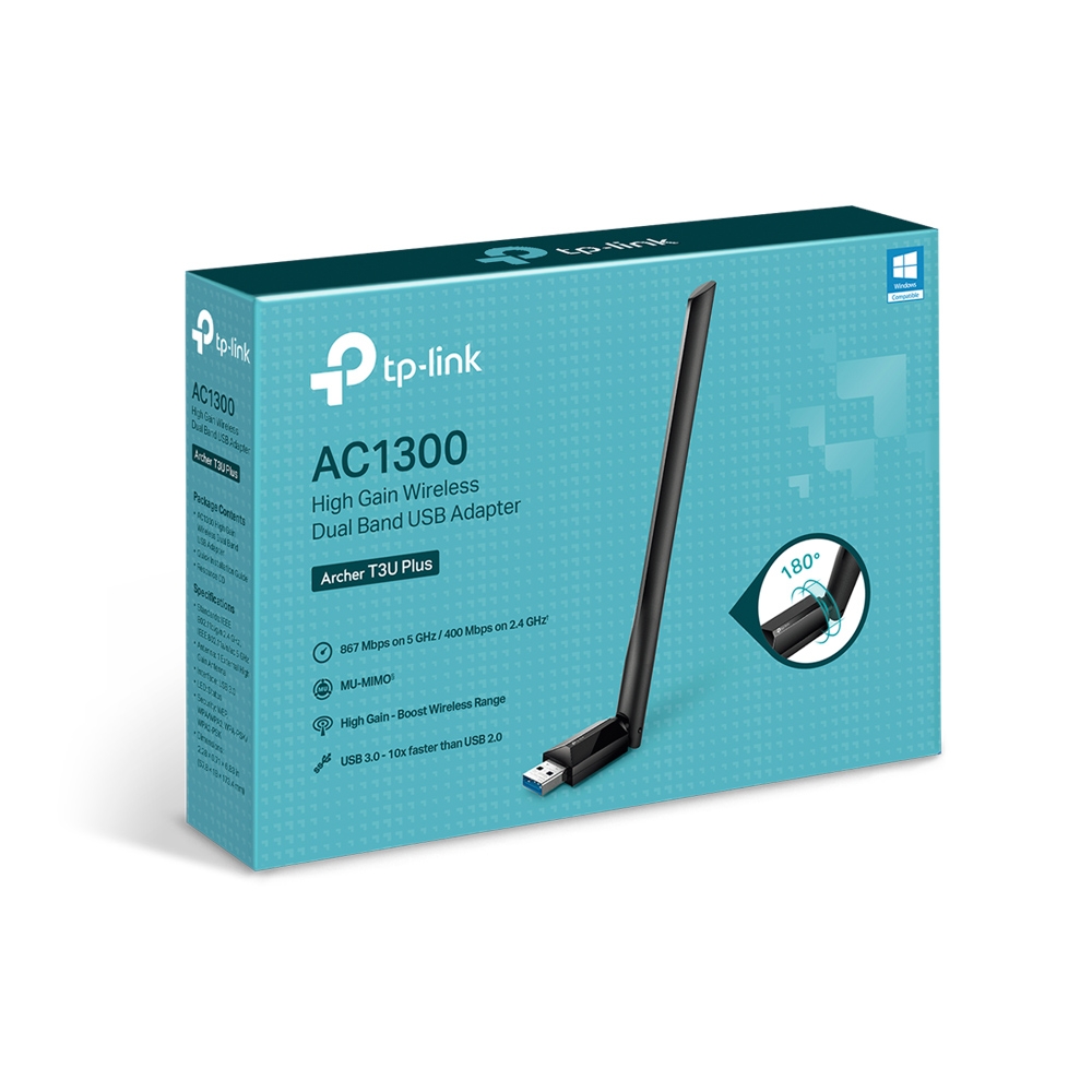 TP-Link Chiavetta USB 3.0 WiFi AC1300 - Archer T3U Plus - immagine 3