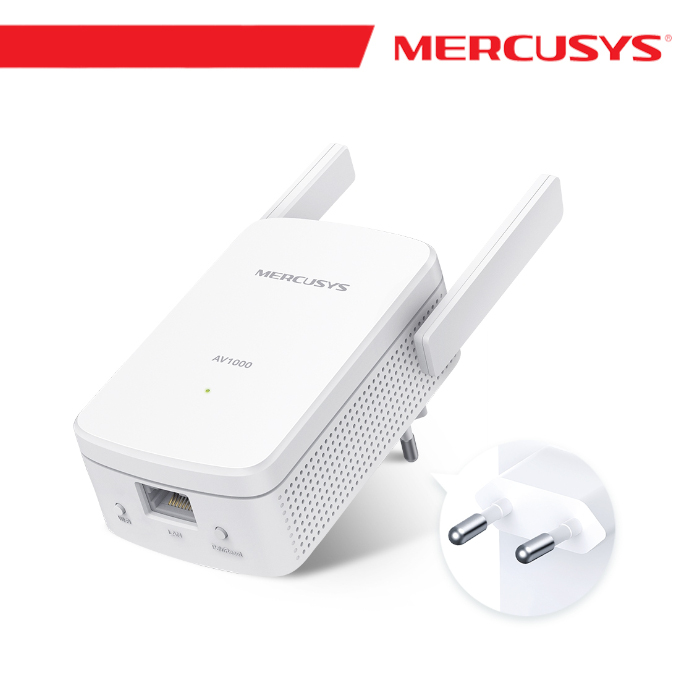 Mercusys Powerline Kit Homeplug AV2 fino a 1000Mbps e Wi-Fi 300Mbps - MP510 KIT - immagine 2