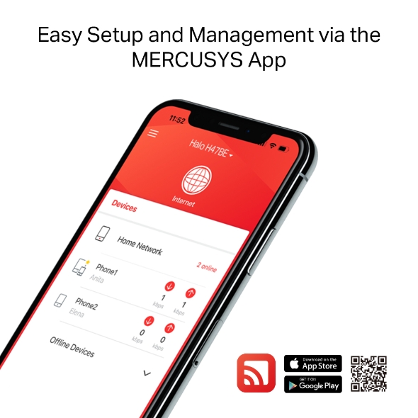Mercusys BE9300 Sistema Mesh Wi-Fi 7 - 2 pezzi - immagine 6
