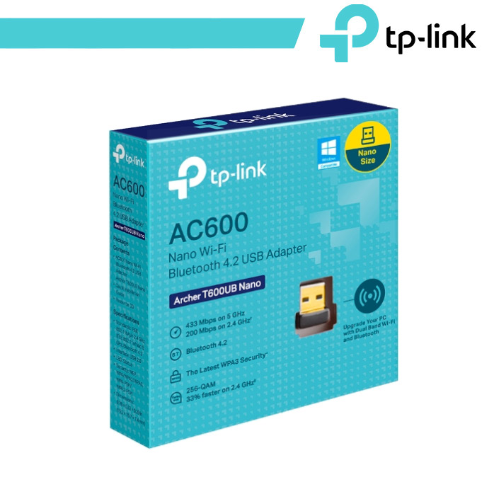 TP-Link Nano adattatore USB Wi-Fi AC600 e Bluetooth 4.2 - Archer T600UB Nano - immagine 6