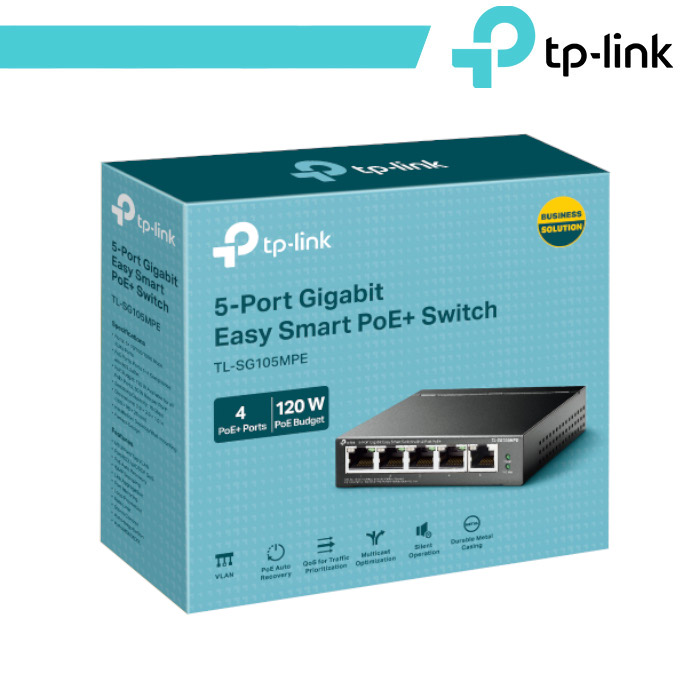 TP-Link 5-Port Gigabit Easy Smart Switch con 4-Porte PoE+ - immagine 3