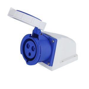 Presa a muro Indust. CEE 16A-6h 2P+T 220-250V IP67
