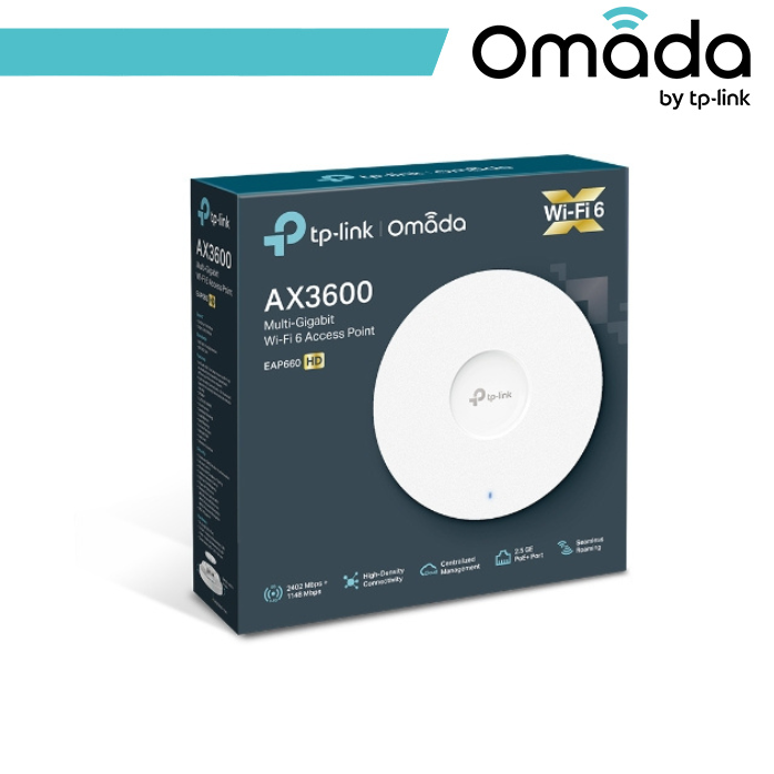Omada Access Point Indoor Multi Gigabit Wi-Fi 6 AX3600 - EAP660 HD - immagine 6