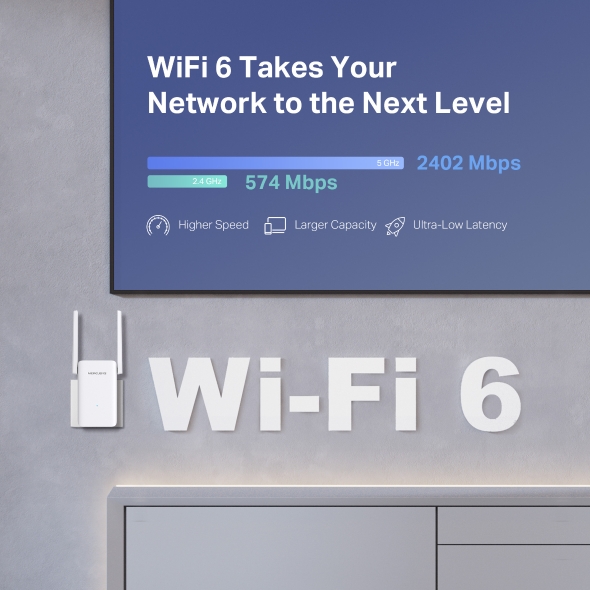 Mercusys AX3000 Wi-Fi 6 Range Extender - ME80X - immagine 4