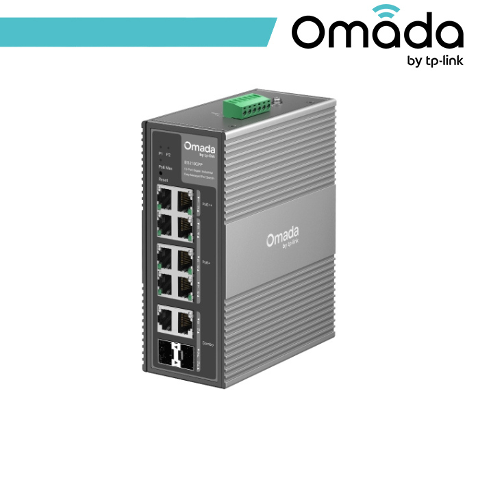 Omada 10-Port Gigabit Industrial Easy Managed Switch - IES210GPP