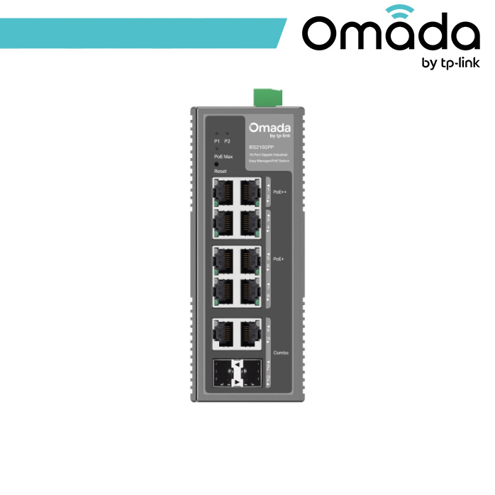 Omada 10-Port Gigabit Industrial Easy Managed Switch - IES210GPP - immagine 2
