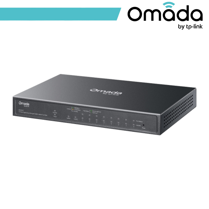 Omada Switch Gigabit Easy Managed a 10 porte con 8 porte PoE+ - ES210GP - immagine 3